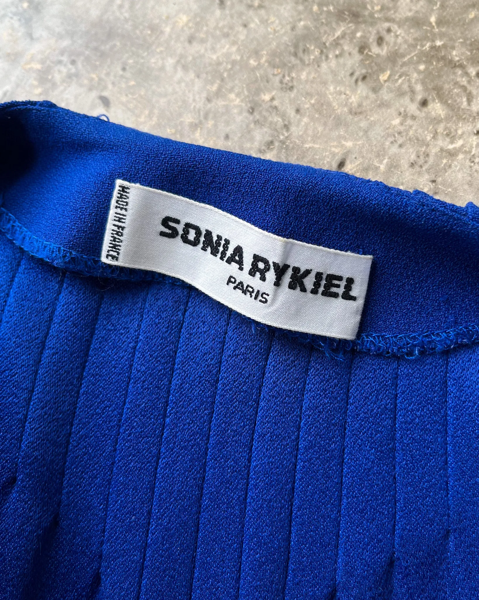 80s Sonia Rykiel Cropped Cobalt Jacket | S - M