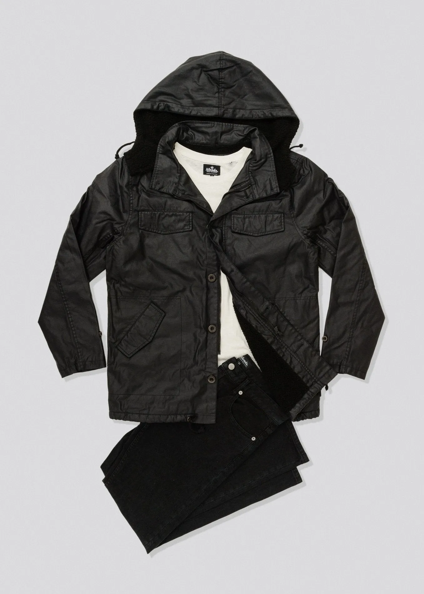 Afends Mens Guerilla War - Military Jacket