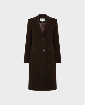 Alexandra Single Breasted Wool Coat