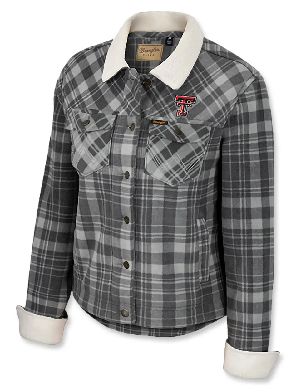 *Arena Texas Tech Wrangler "Plaid" Polar Fleece WOMEN'S Jacket