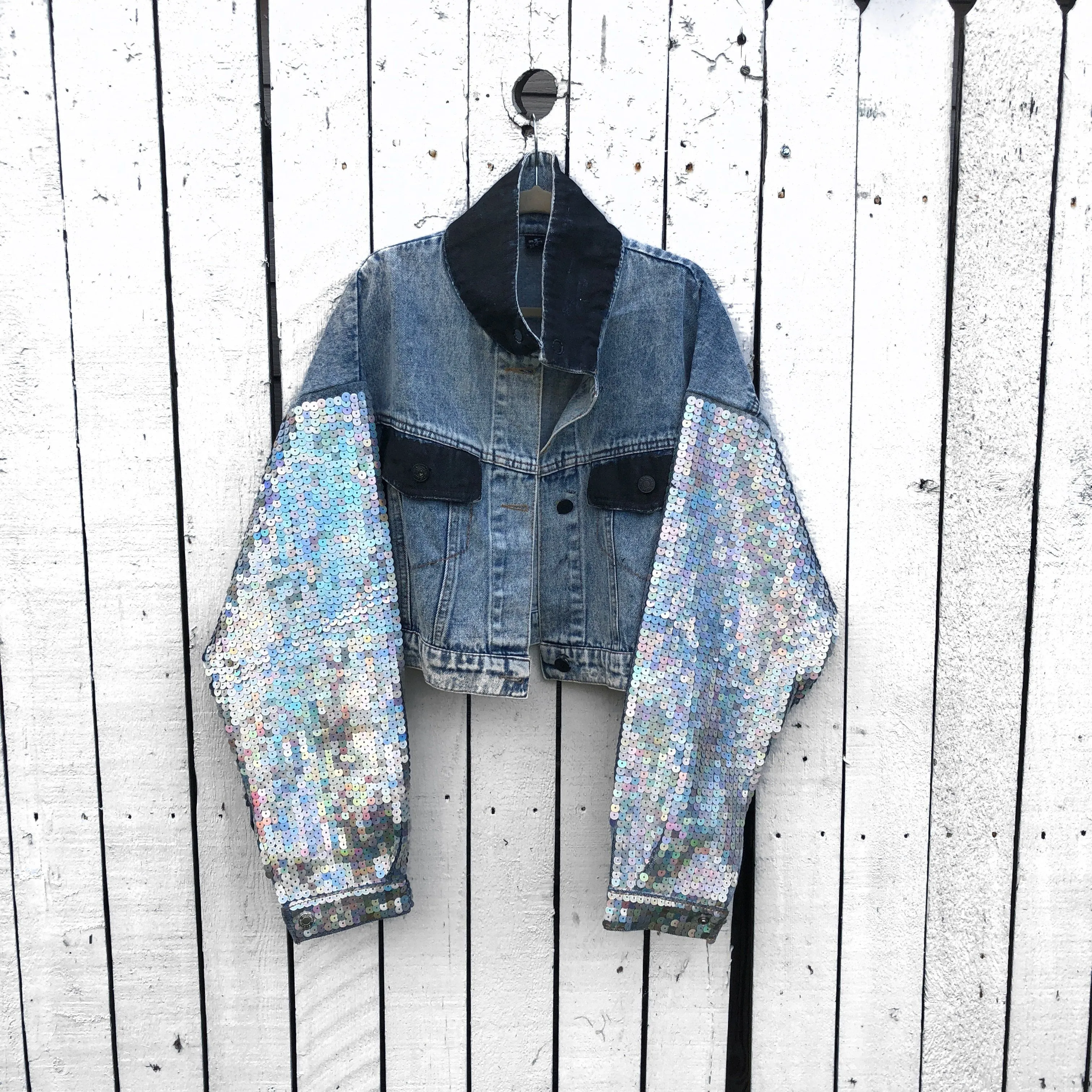 'BEST B*TCH' DENIM JACKET SET