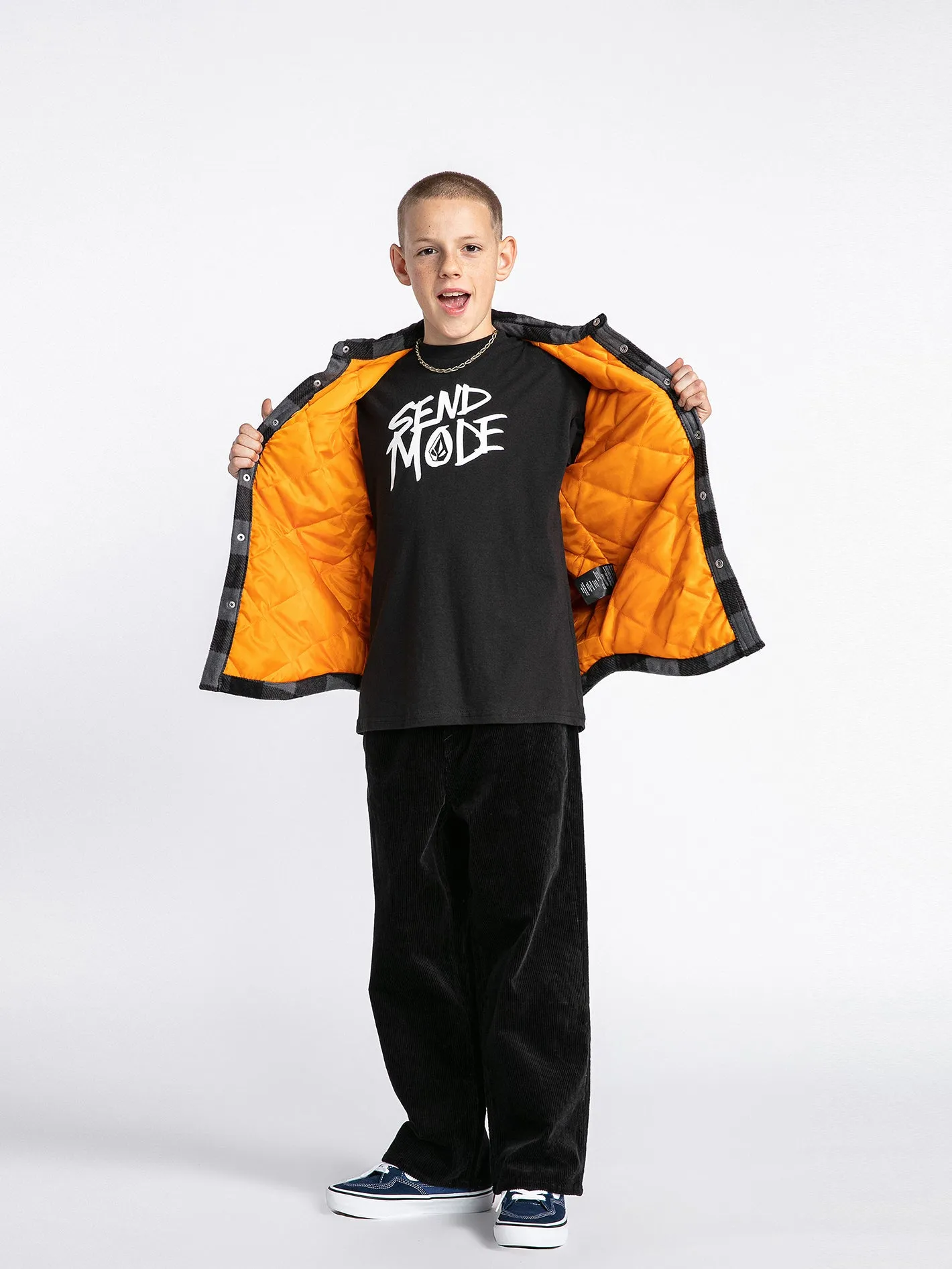 Big Boys Bowered Fleece Jacket - Pewter