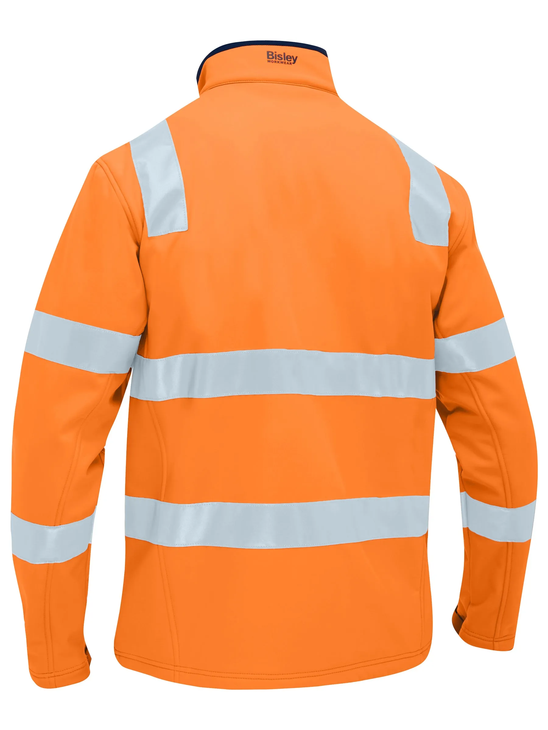 BJ6058T Bisley Taped Hi Vis Soft Shell Jacket