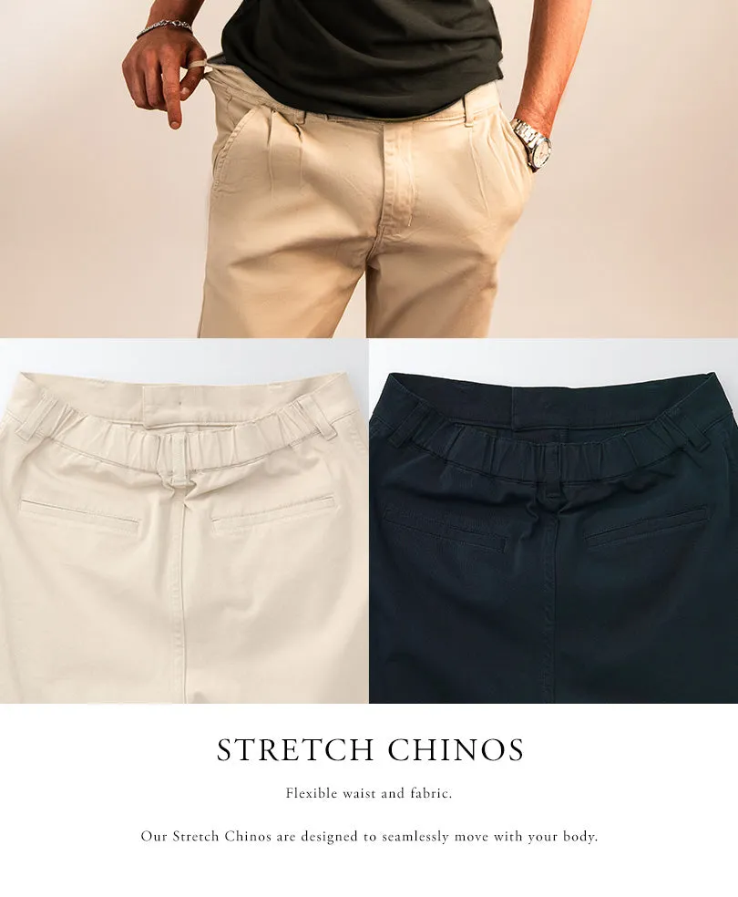 Black Stretch Chino Pants