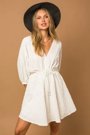 Blouson Batwing Dress