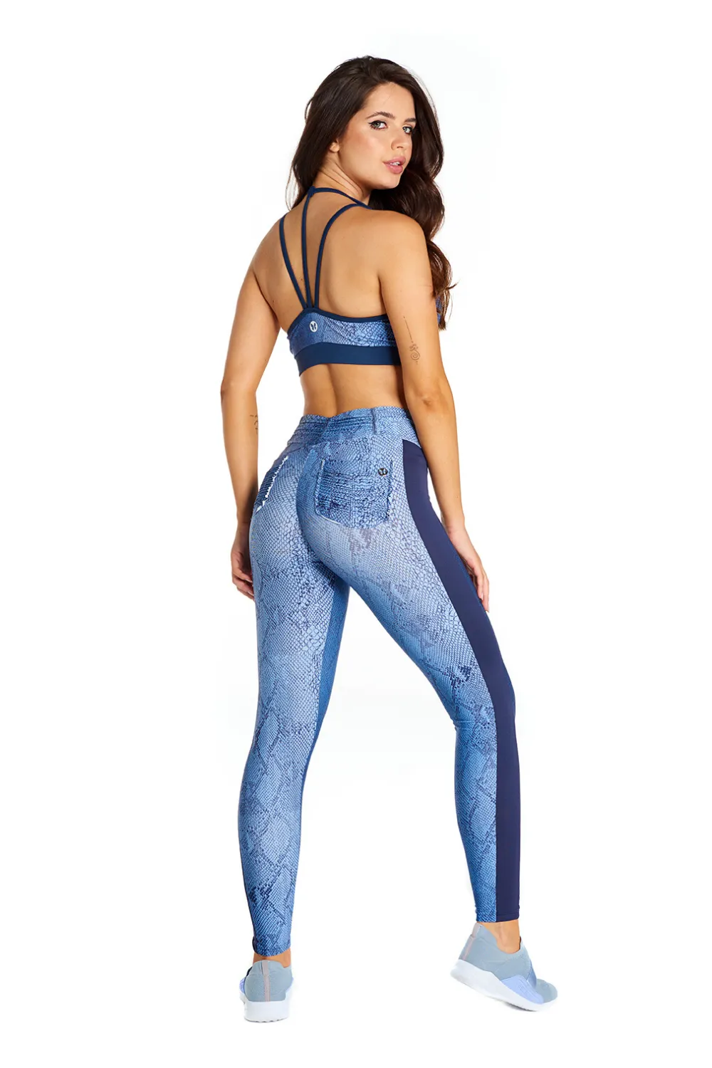 Blue Jungle Sports Bra