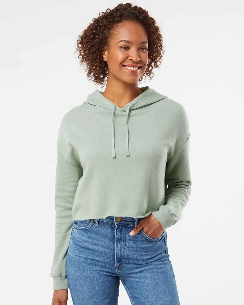 Boss Girl Independent Crop Hoodie