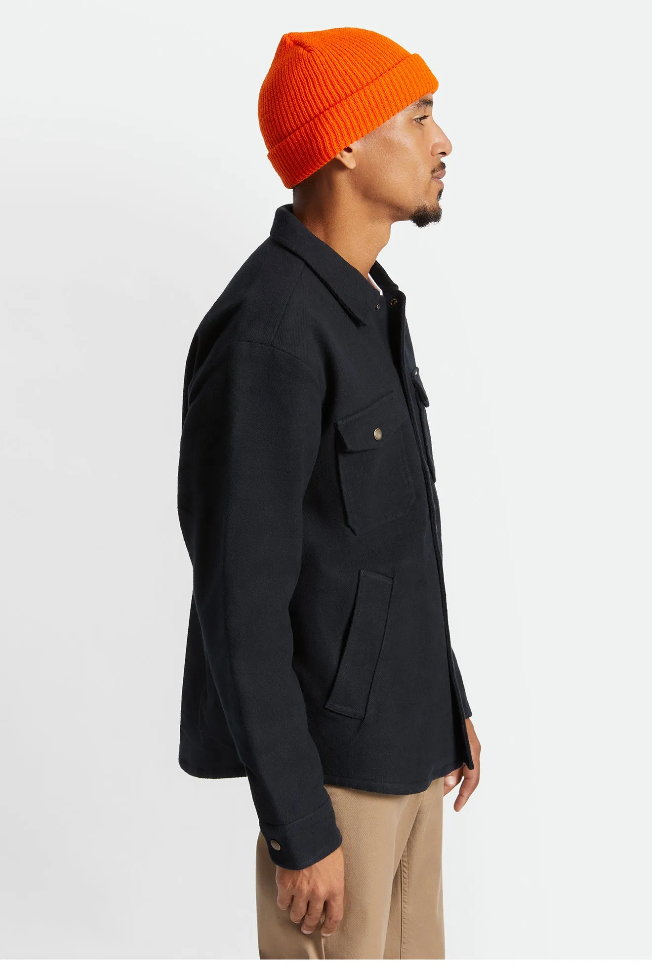 Bowery Sherpa Lined Jacket - Black