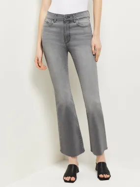 Bridget High-Rise Cropped Bootcut Jeans, Overcast