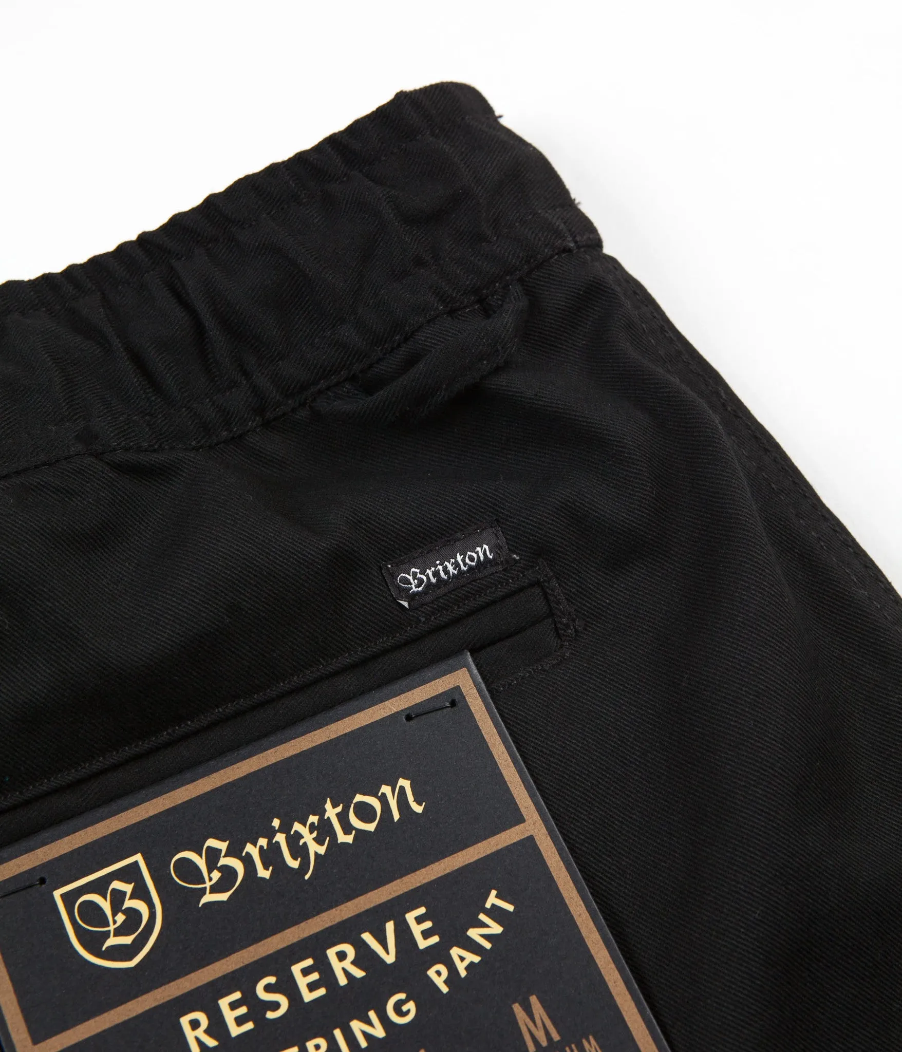 Brixton Reserve Drawstring Sweatpants - Black