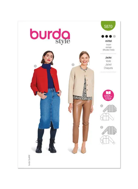 Burda Jacket 5870