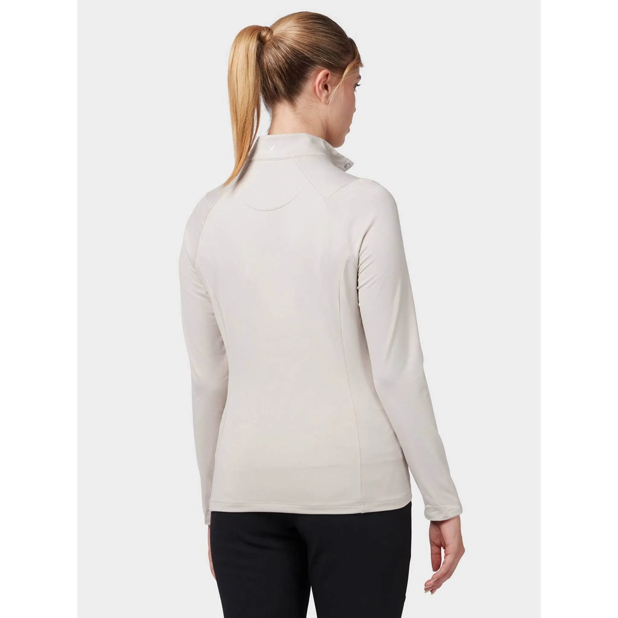 Callaway Thermal Fleece Jersey Langarm-Polo Damen