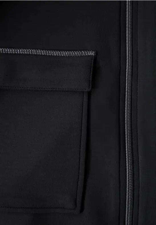 Cecil Black soft jacket with zip