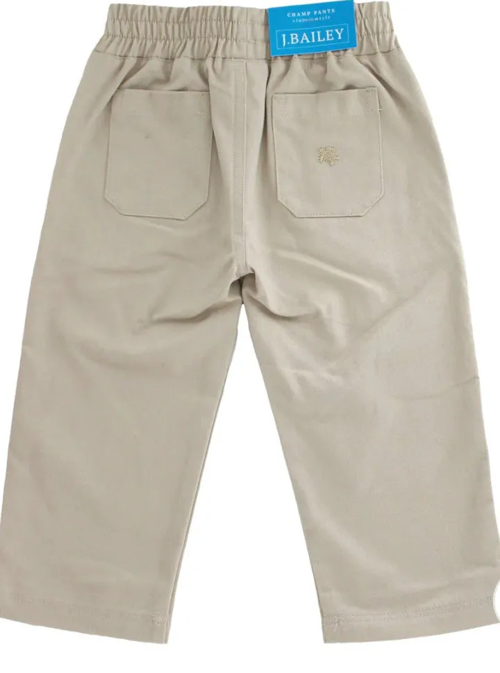 Charlie Chino Khaki Pull On Pant