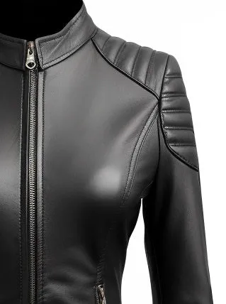 Constance Black Leather Jacket