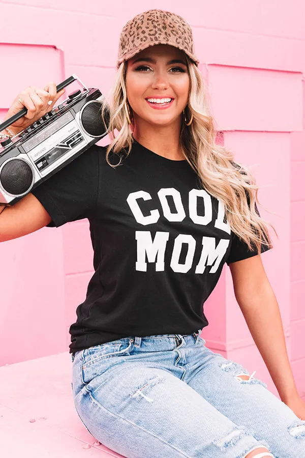 Cool Mom Shift Tee in Black