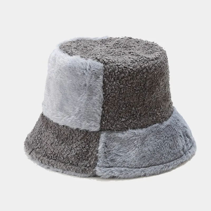 Cozy Chic Patchwork Bucket Hat