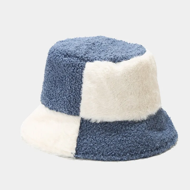 Cozy Chic Patchwork Bucket Hat