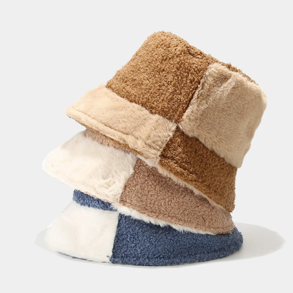 Cozy Chic Patchwork Bucket Hat