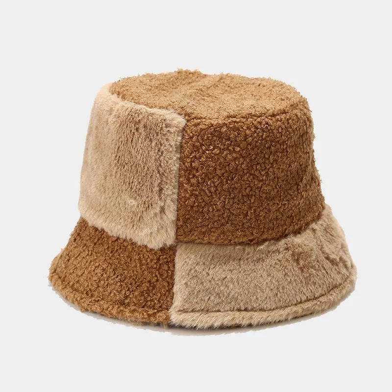 Cozy Chic Patchwork Bucket Hat