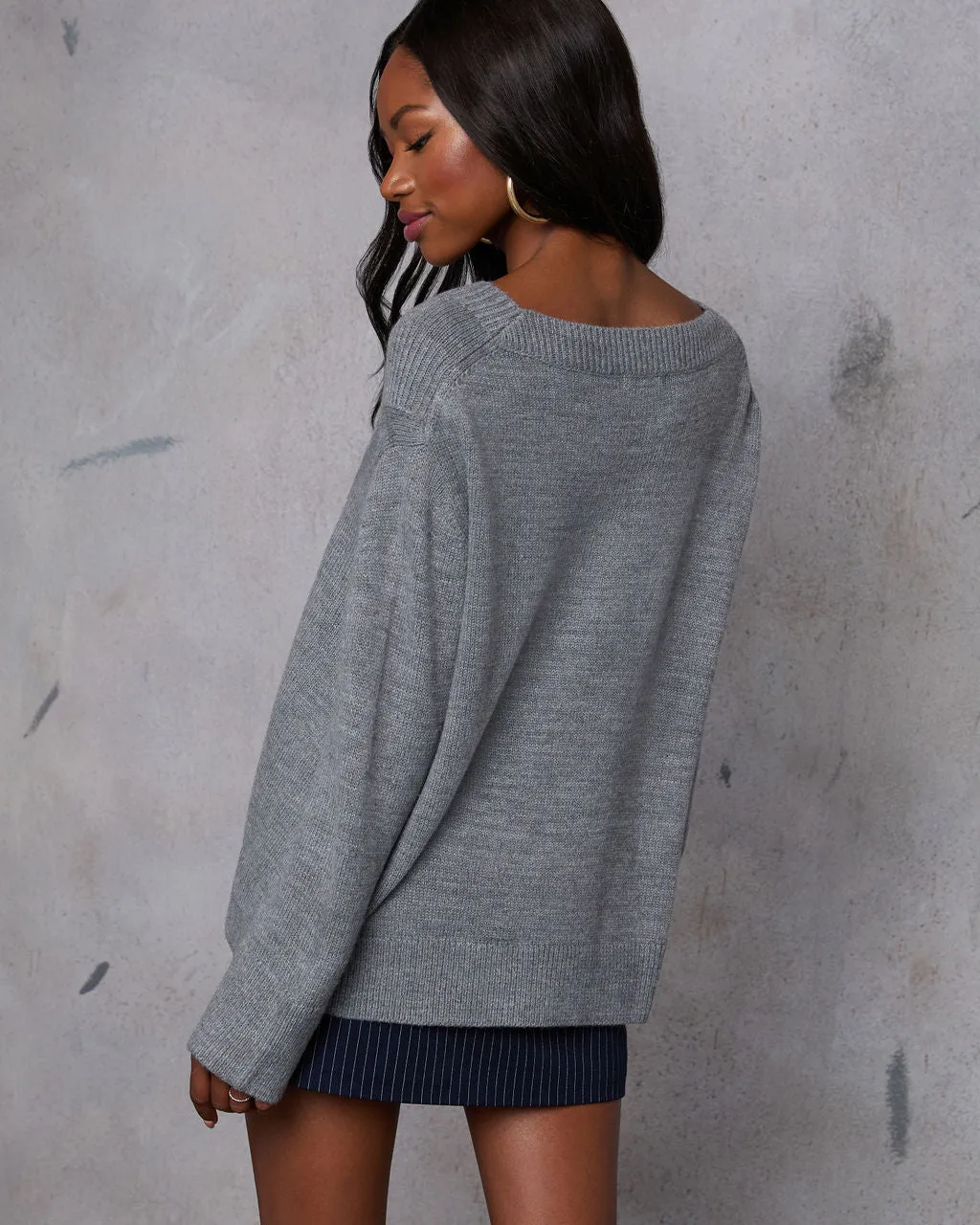 Crisp Morning V Neck Sweater