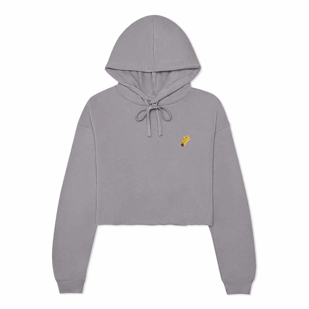 Dalix Taco Cropped Hoodie