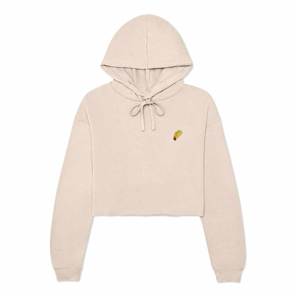 Dalix Taco Cropped Hoodie