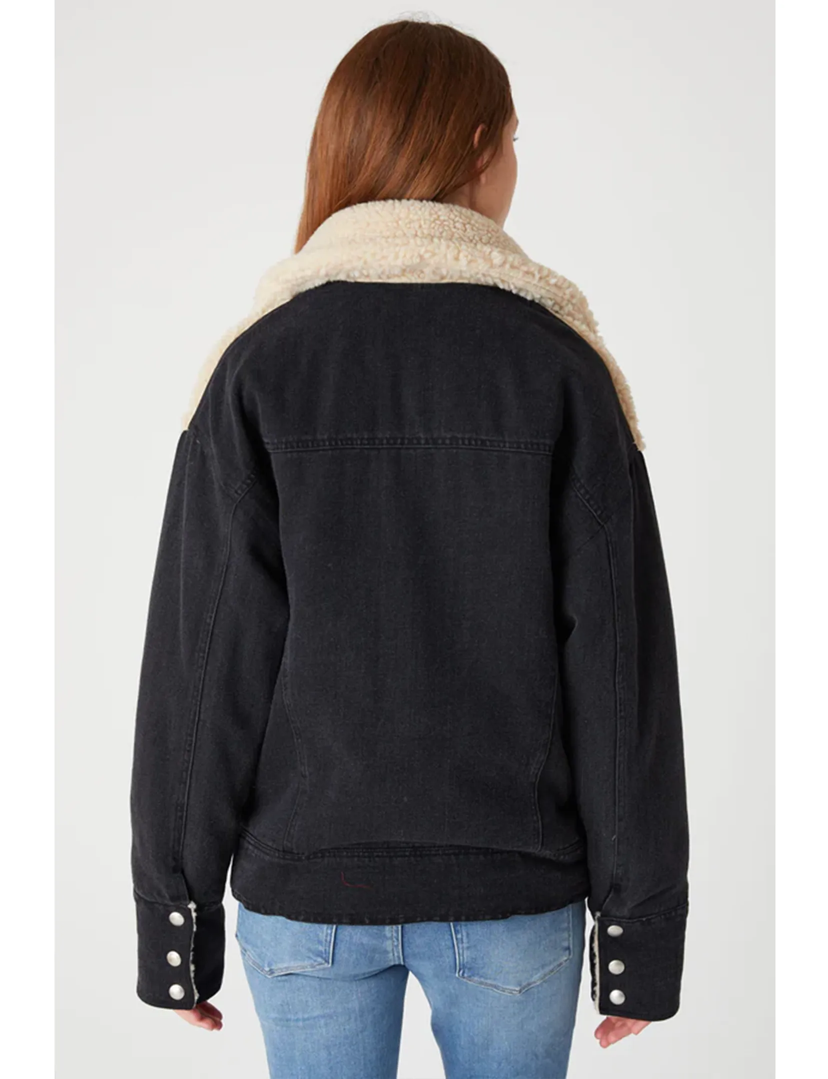 Denim Sherpa Jacket, Hitch Hiker