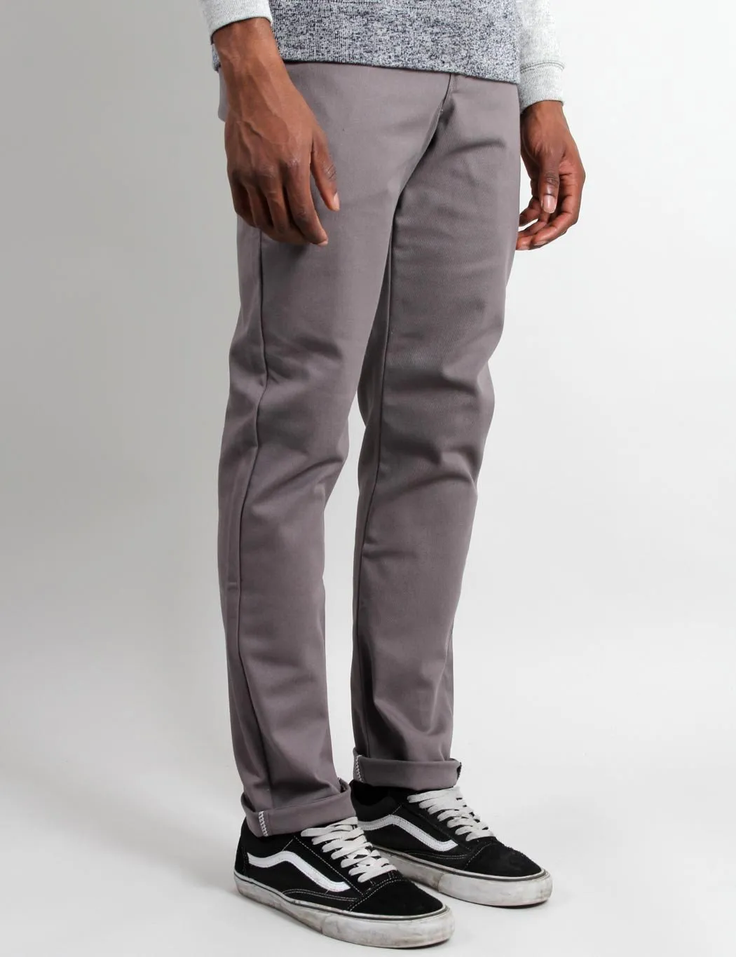 Dickies 803 Chino Trousers (Slim Skinny) - Gravel Grey