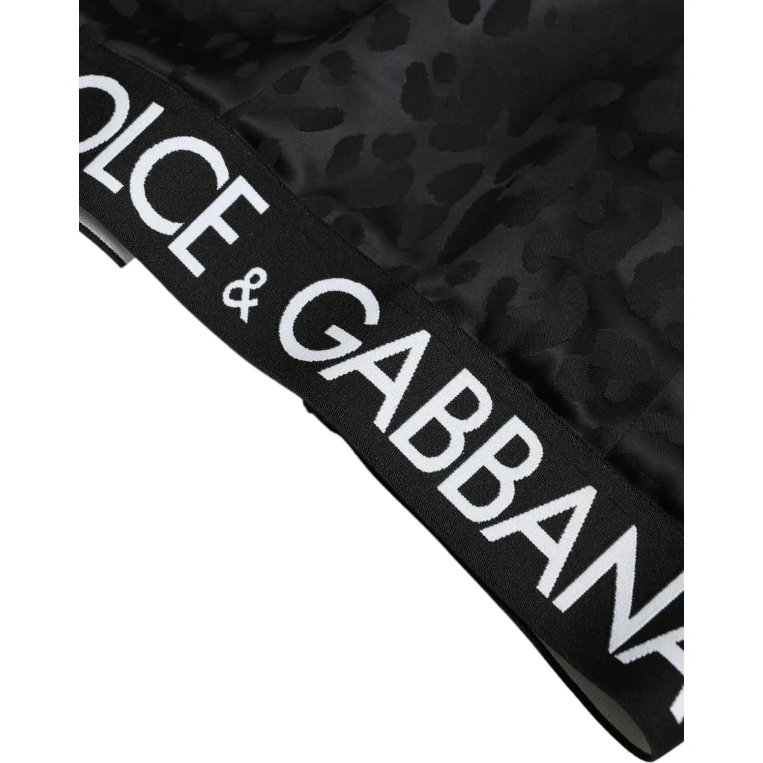 Dolce & Gabbana Elegant Black Cropped Top with Zip Closure