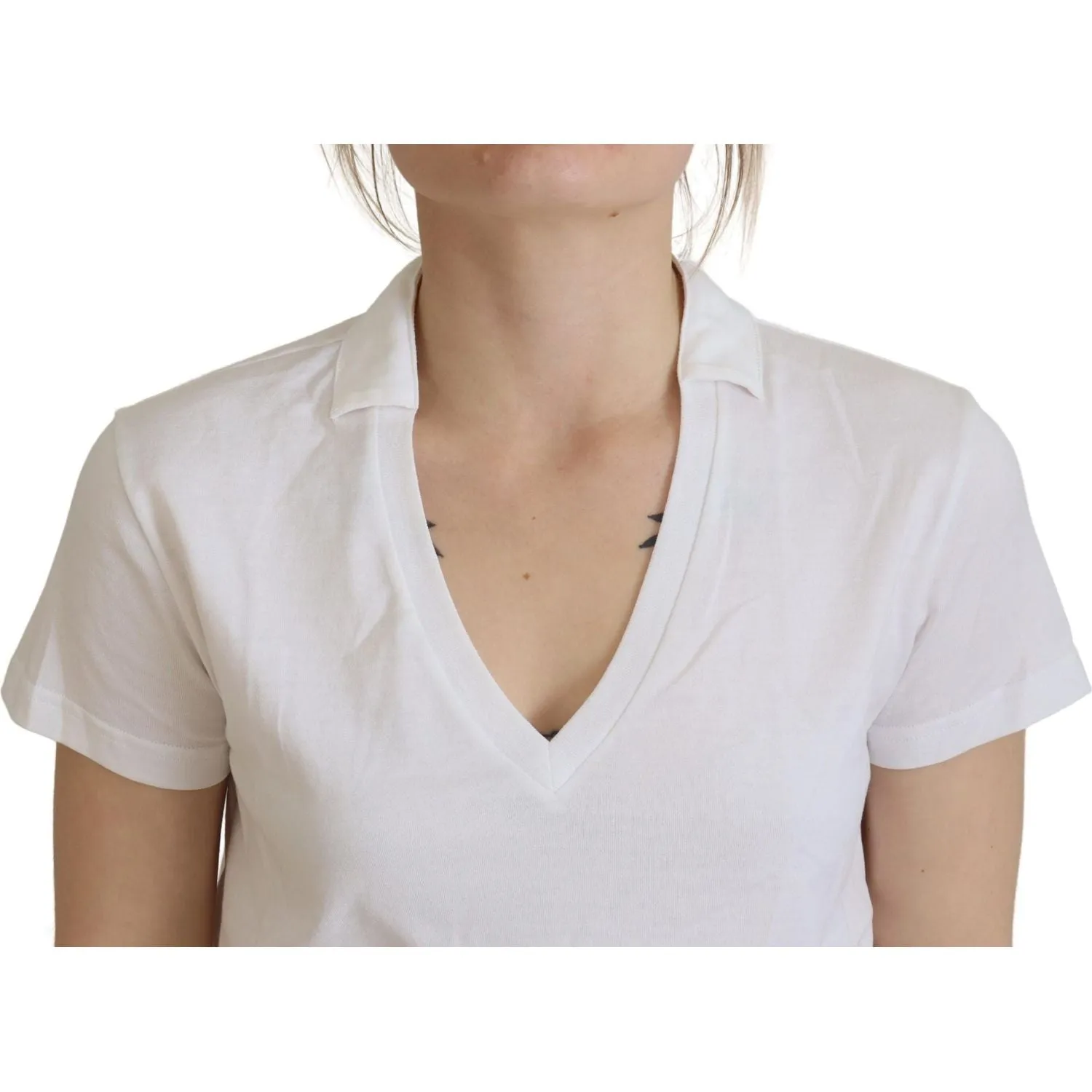 Dolce & Gabbana Elegant White Cotton Top Tee