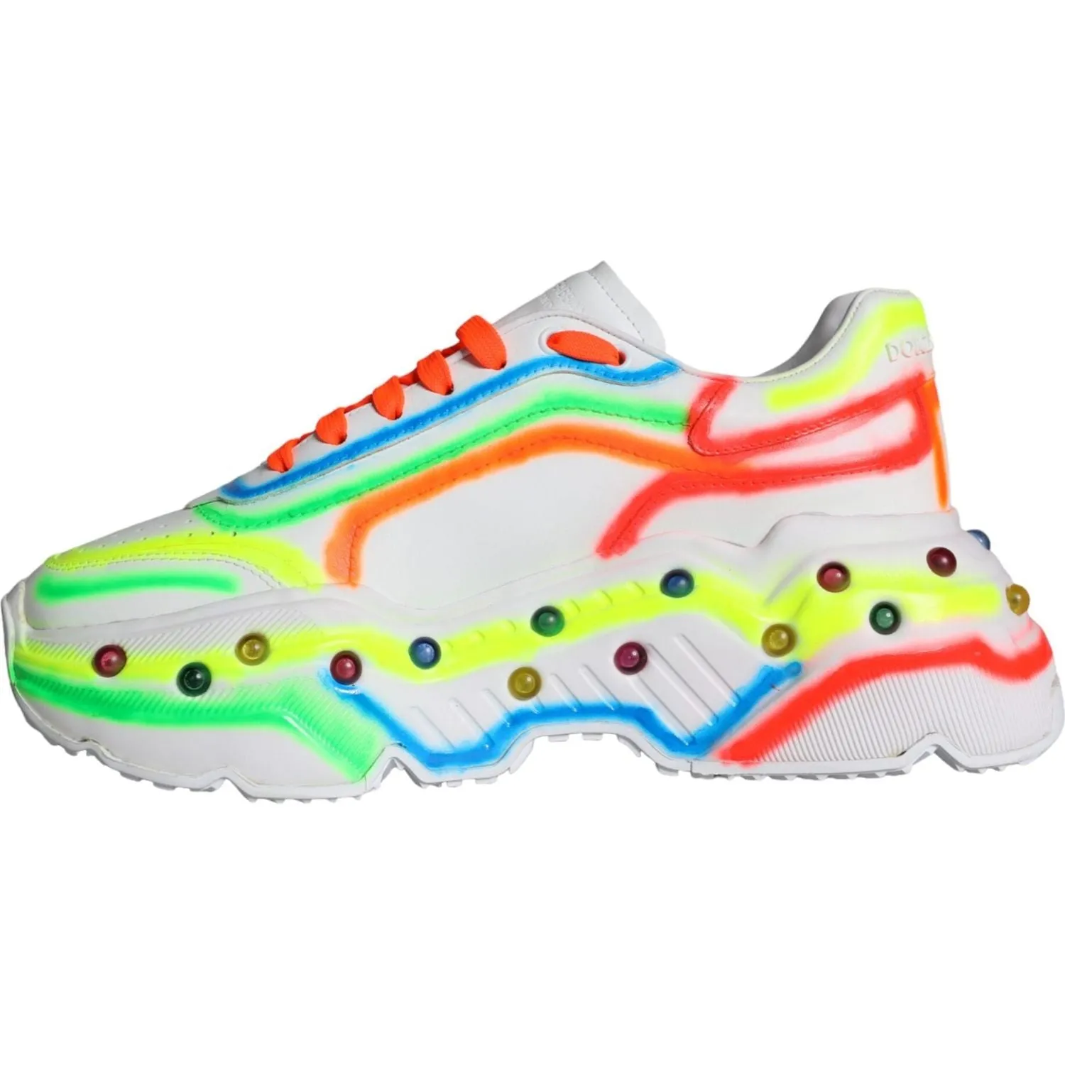 Dolce & Gabbana Multicolor Daymaster LED Lighted Sneaker Shoes