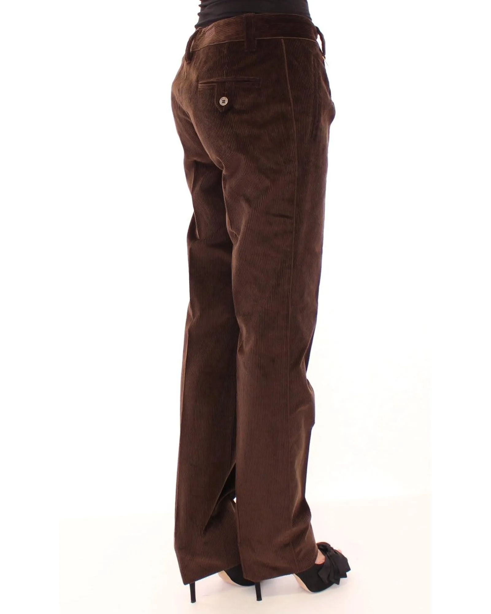 Dolce & Gabbana Women's Brown Corduroy Pants