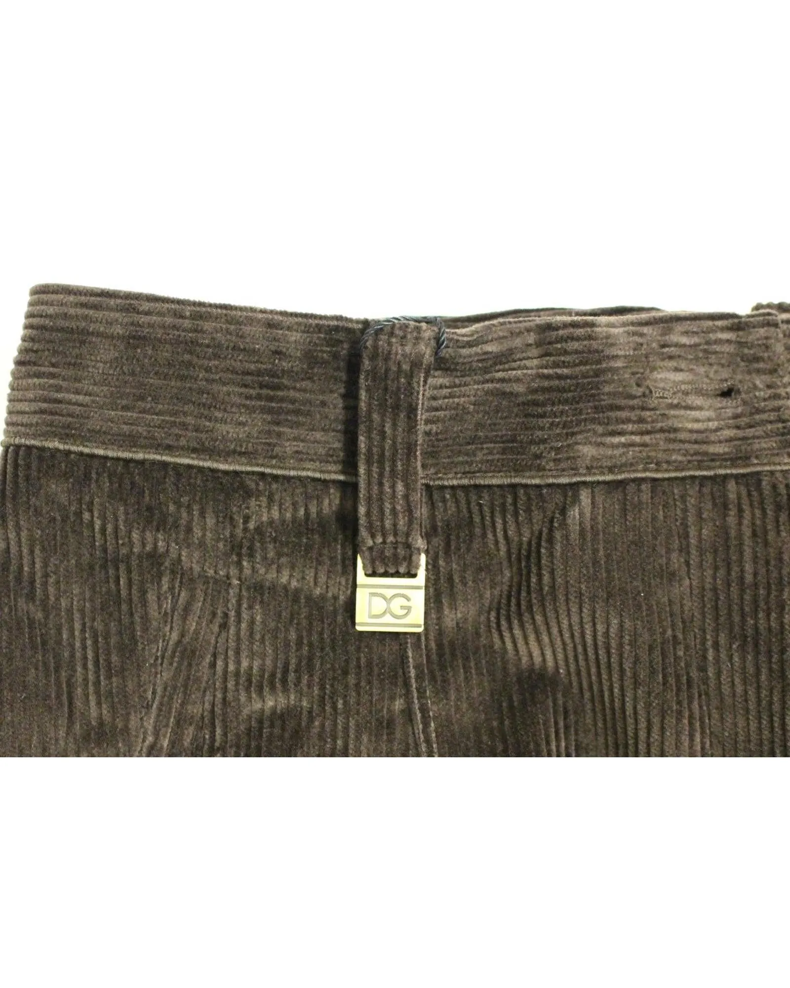 Dolce & Gabbana Women's Brown Corduroy Pants