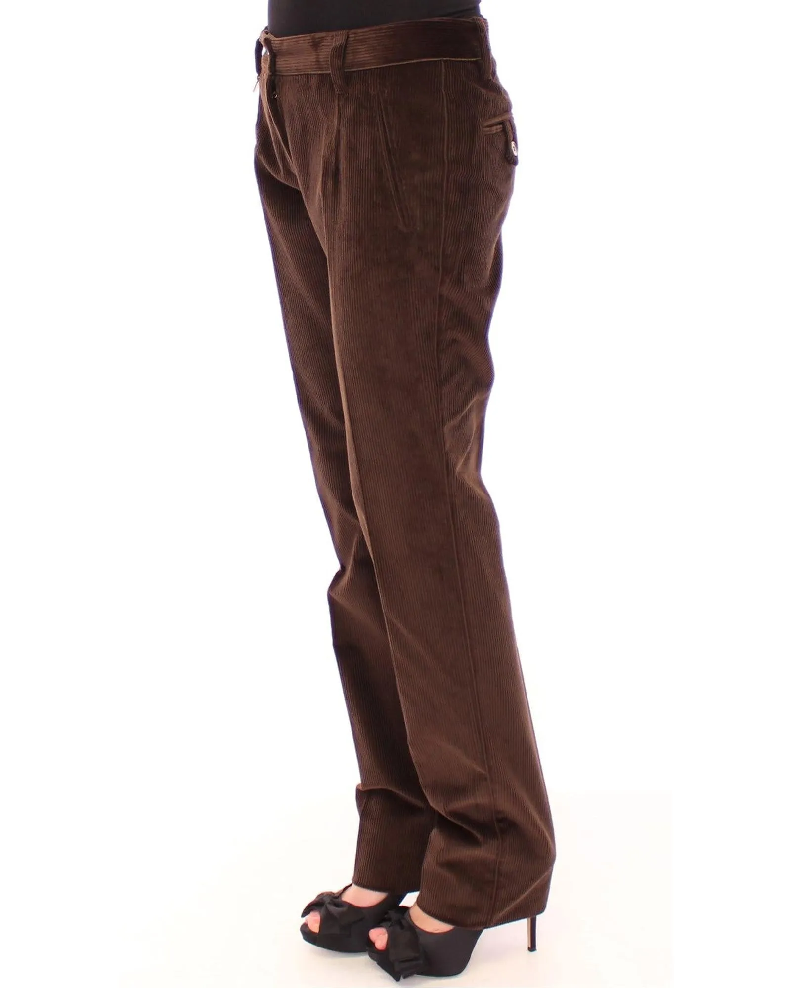 Dolce & Gabbana Women's Brown Corduroy Pants