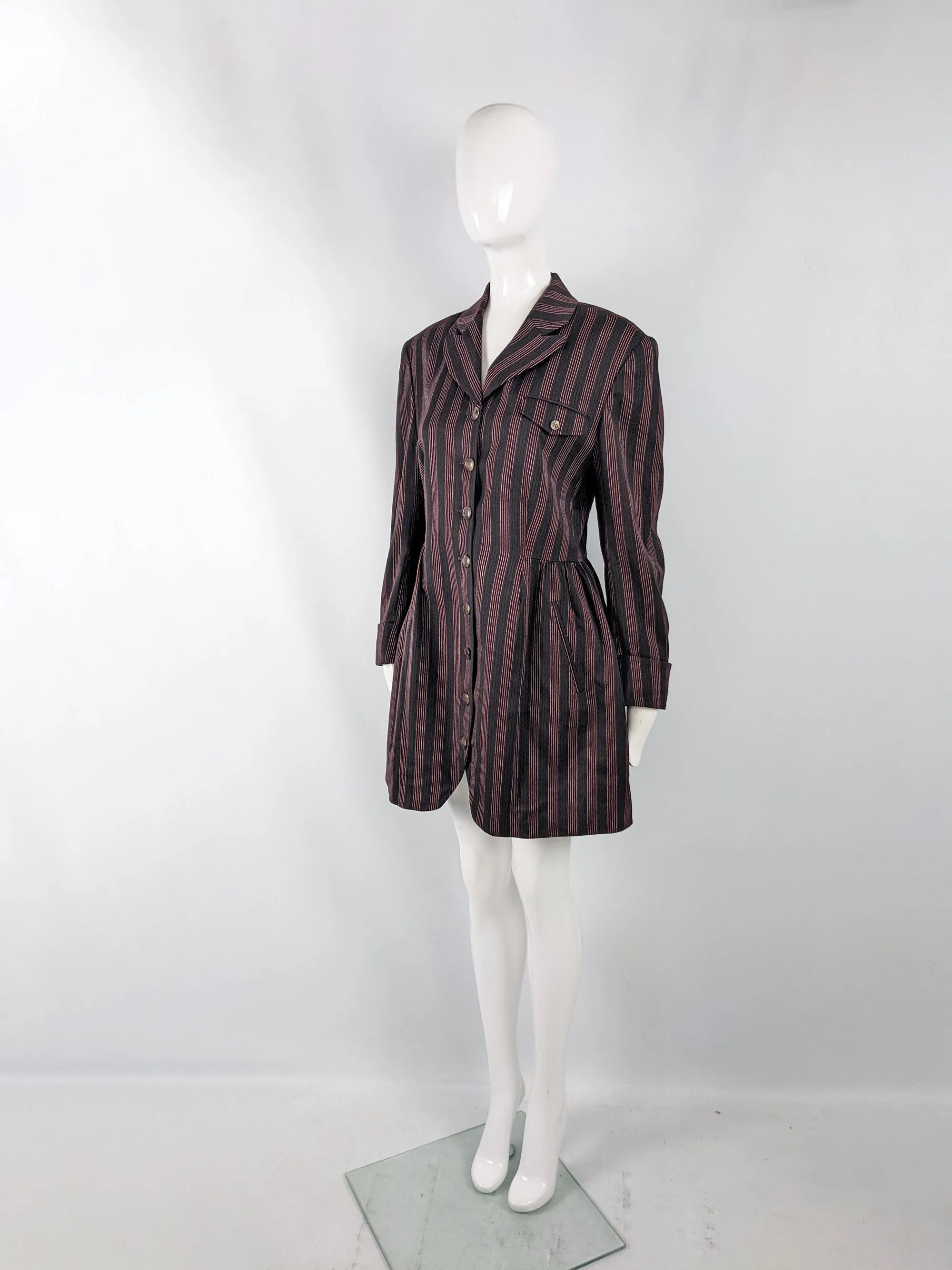 Dries van Noten Vintage Shoulder Pads Hourglass Jacket, 1990s