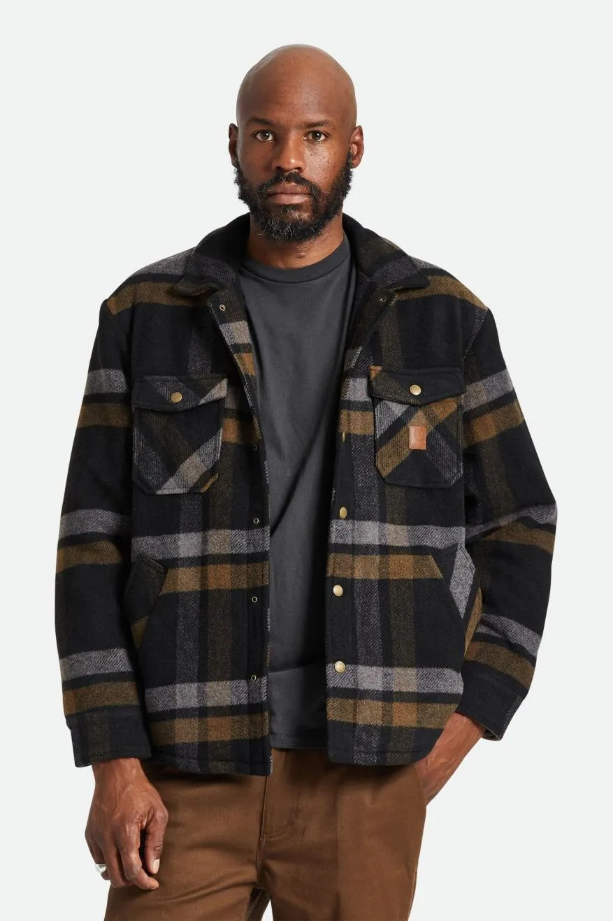 Durham Sherpa Lined Jacket - Black/Charcoal/Desert Palm