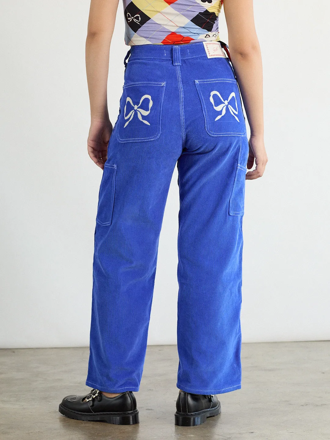 Dylan Pant - Cobalt/Bows