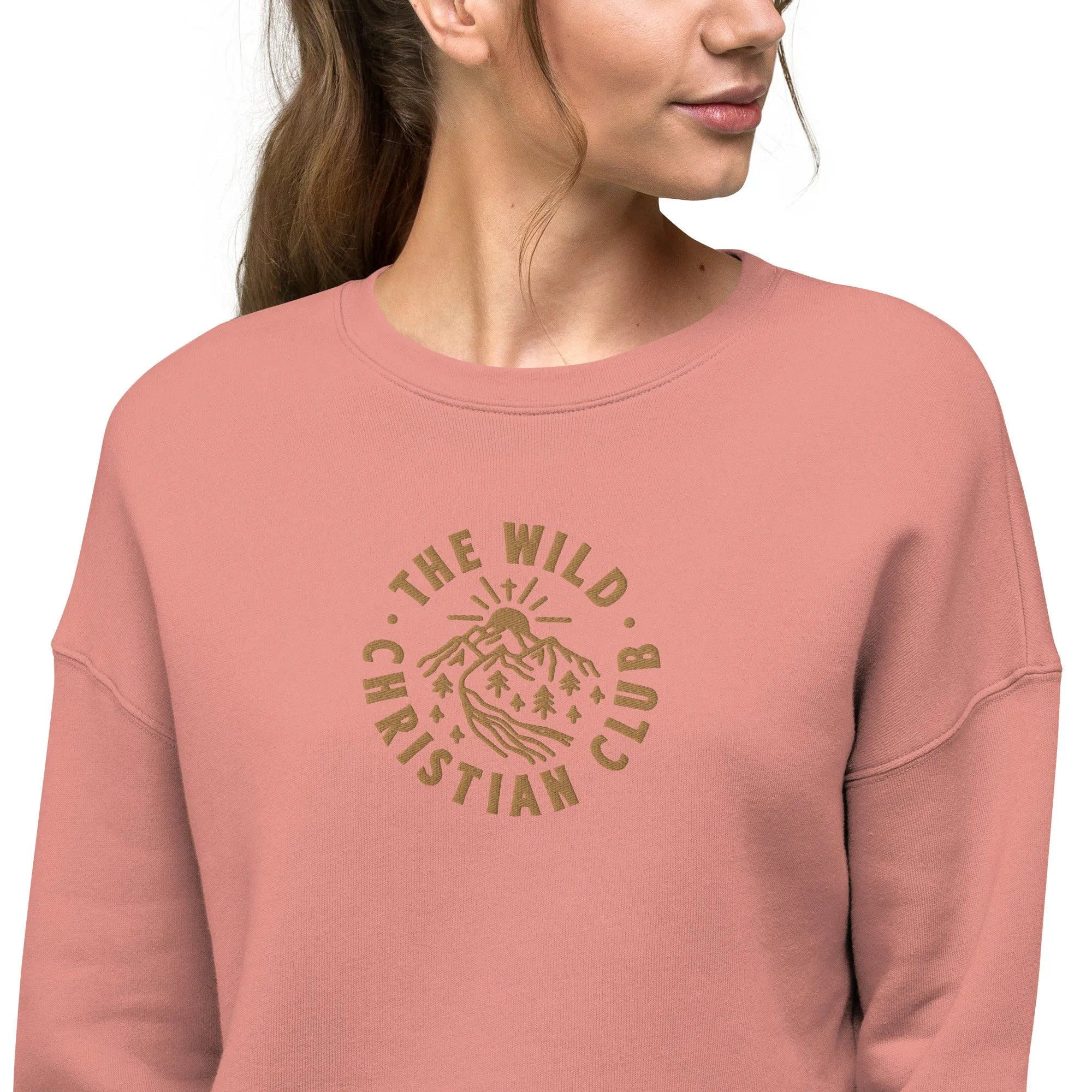 Embroidered Crop Sweatshirt - TWCC