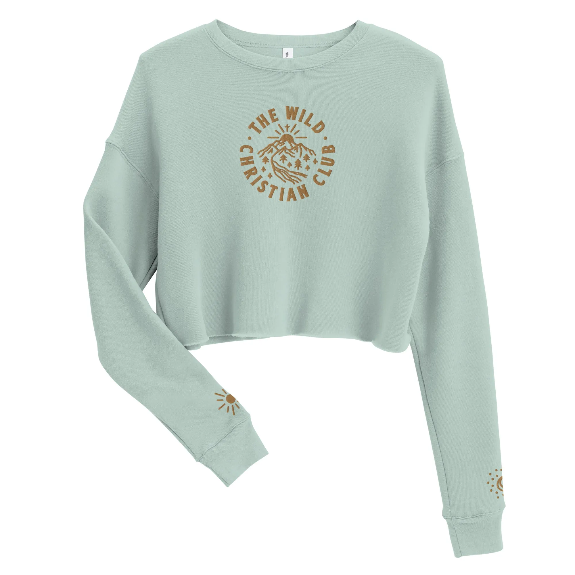 Embroidered Crop Sweatshirt - TWCC