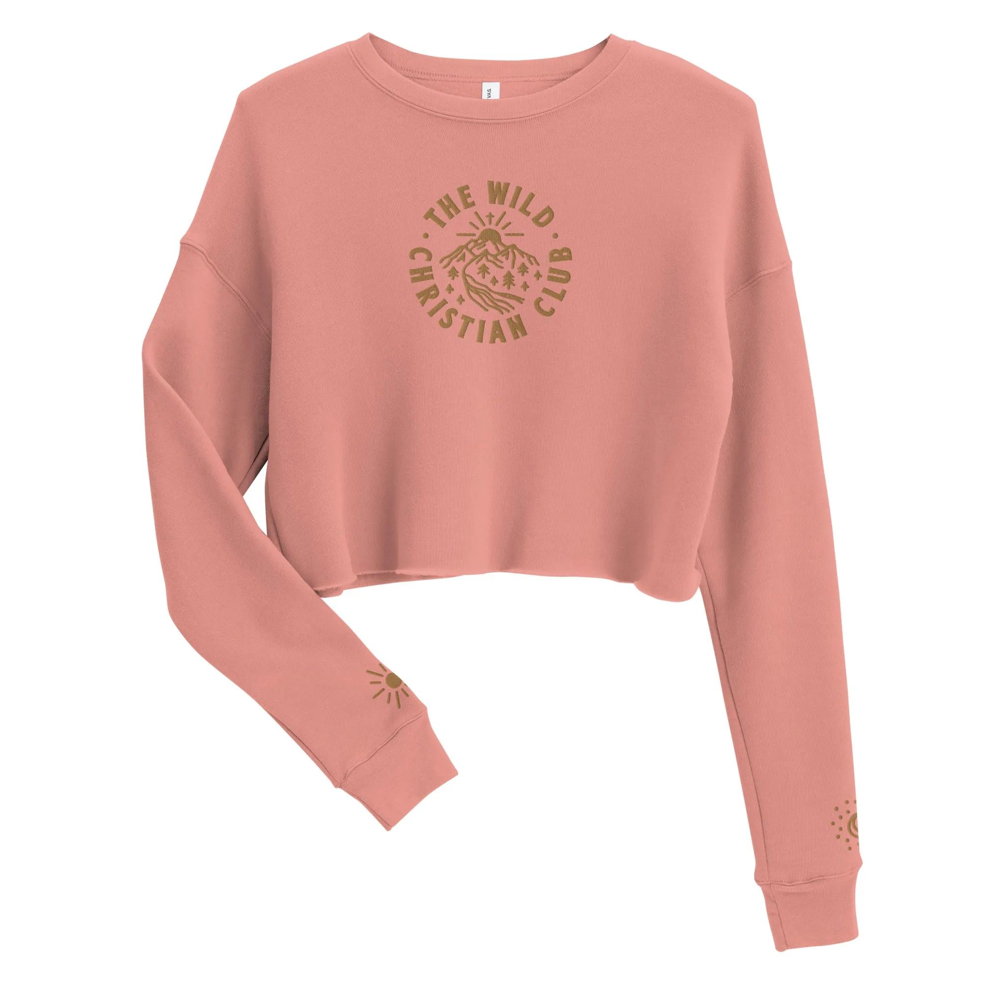 Embroidered Crop Sweatshirt - TWCC