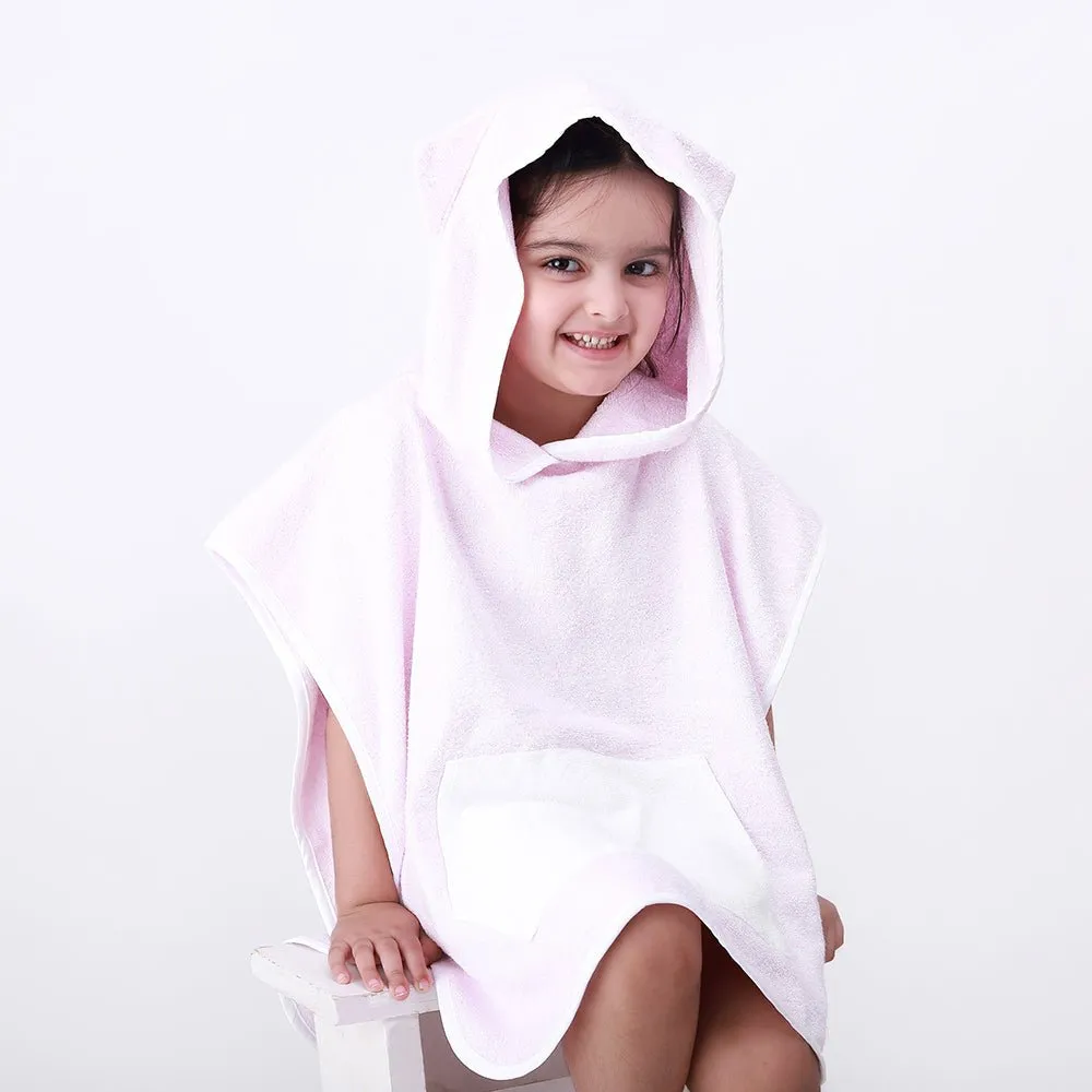 FancyFluff Bamboo Cotton Baby Poncho- Kitty