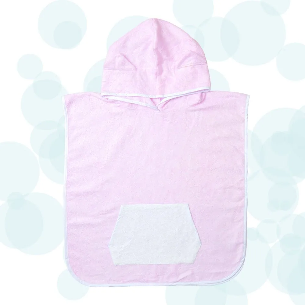 FancyFluff Bamboo Cotton Baby Poncho- Kitty