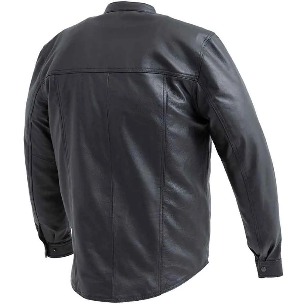 First Mfg Mens Vigilante Leather Shirt