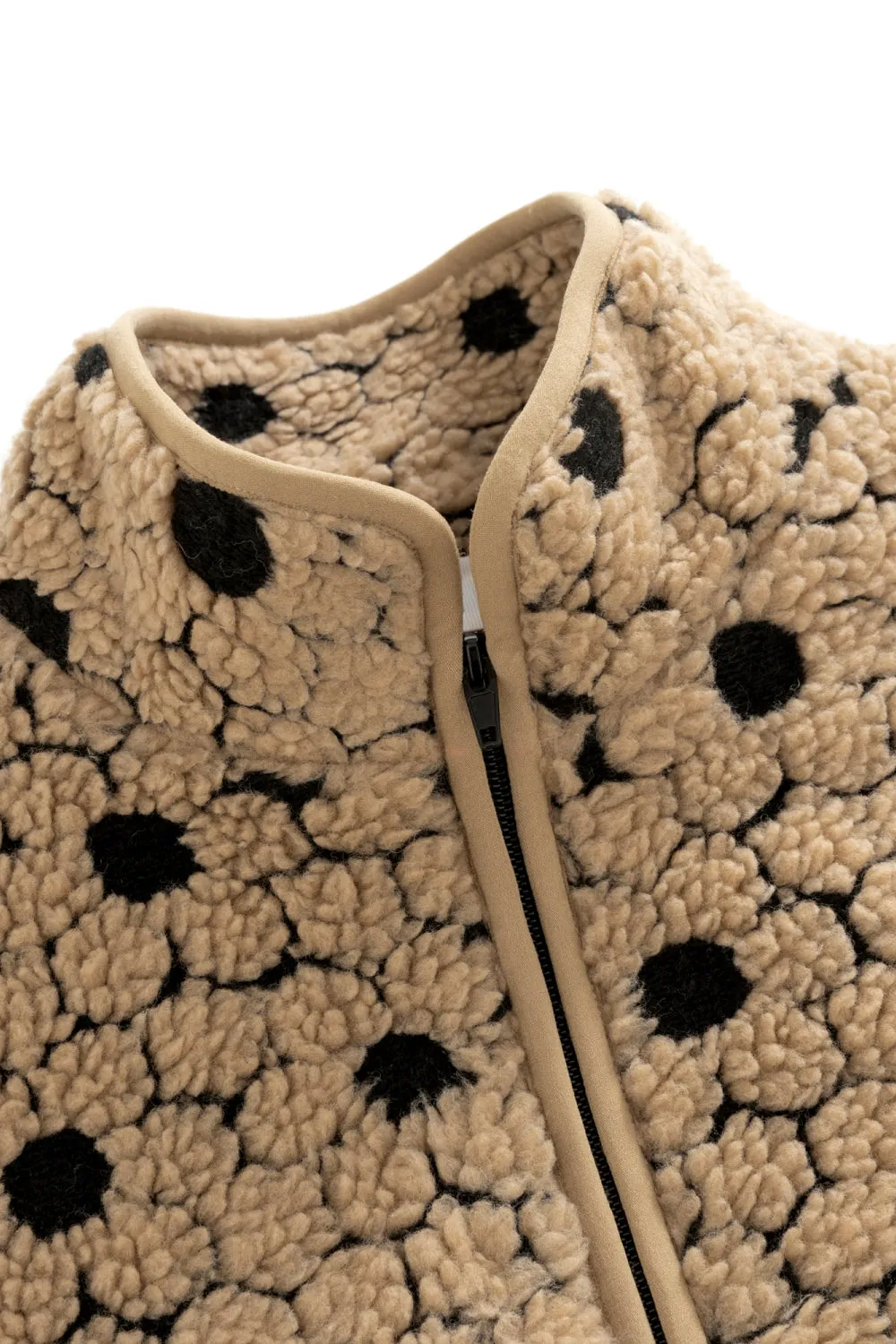 Floral Sherpa Fleece