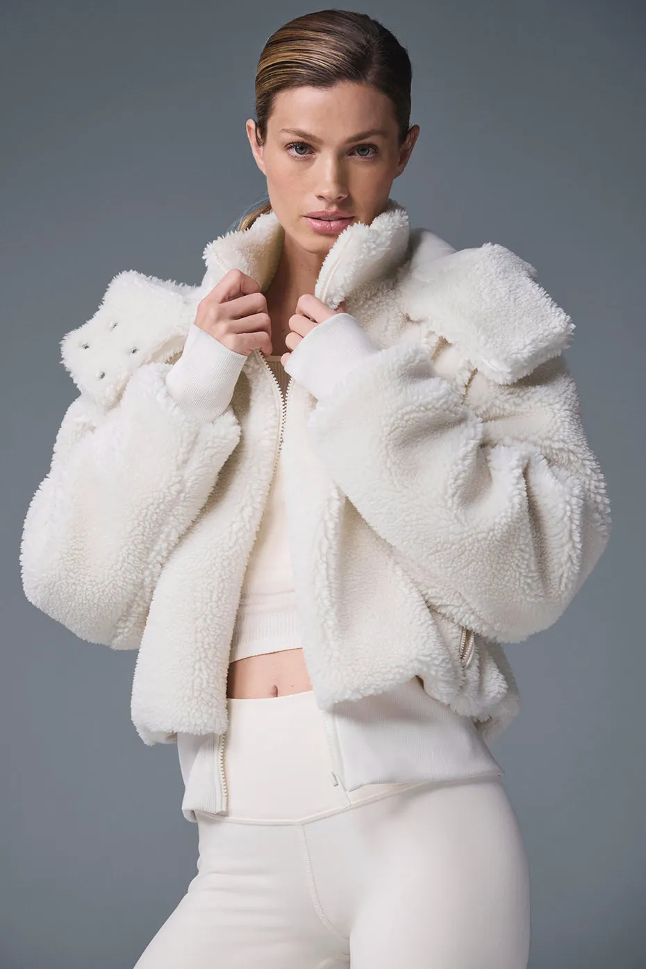 Foxy Sherpa Jacket - Ivory