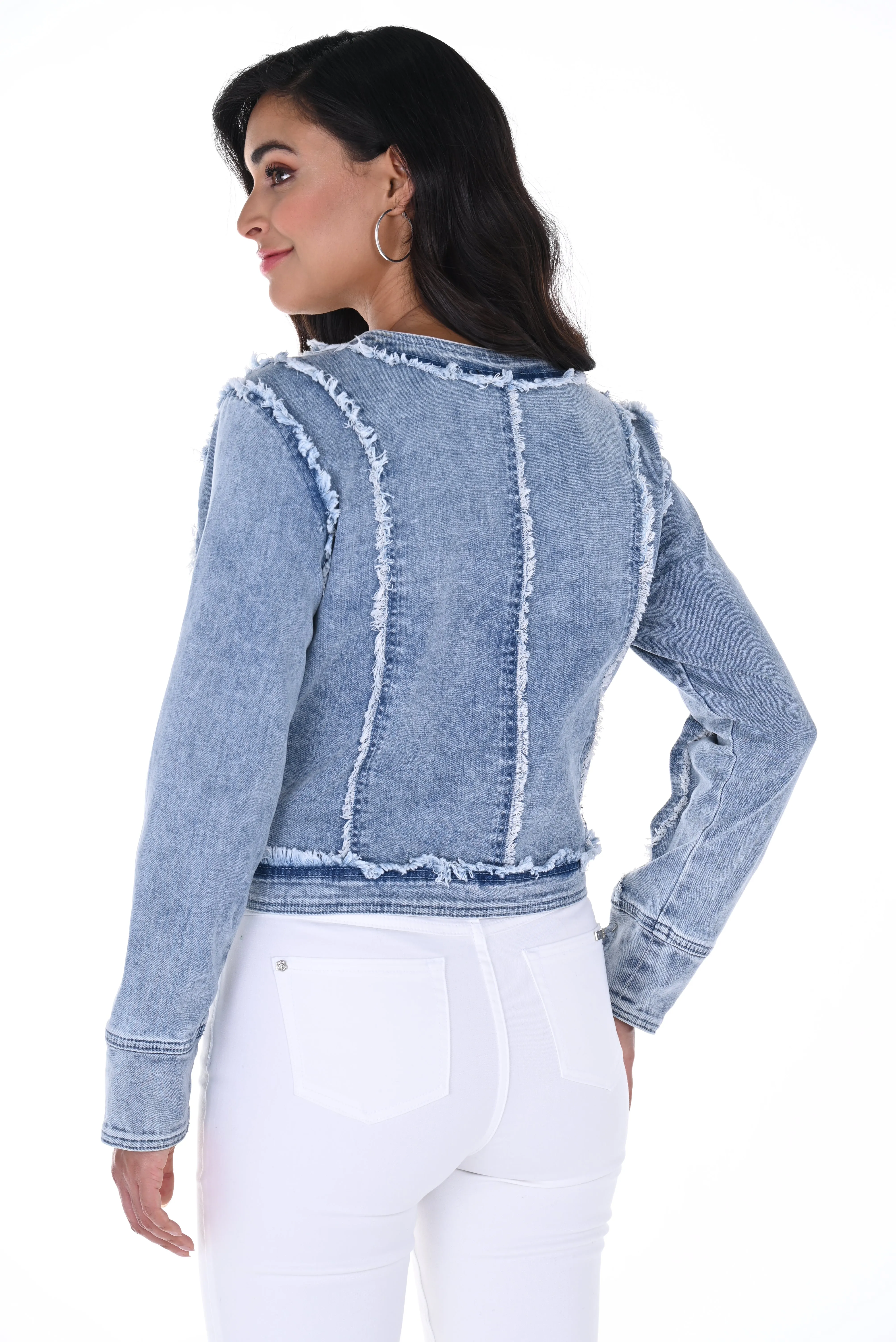 Frayed Edge Denim Jacket