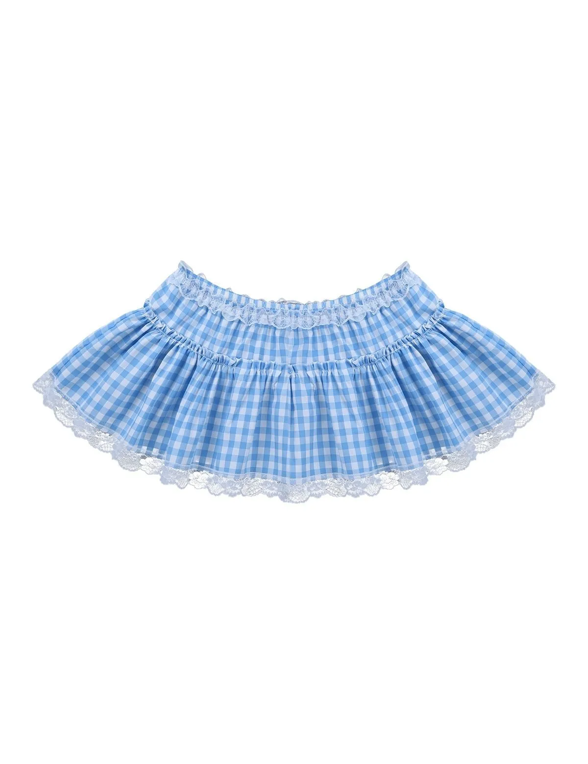 Gingham Micro Skirt