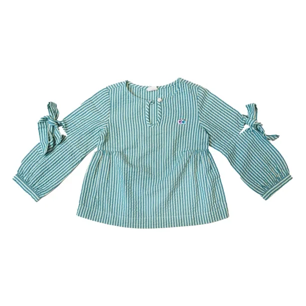 Girls Breezy Searsucker Top