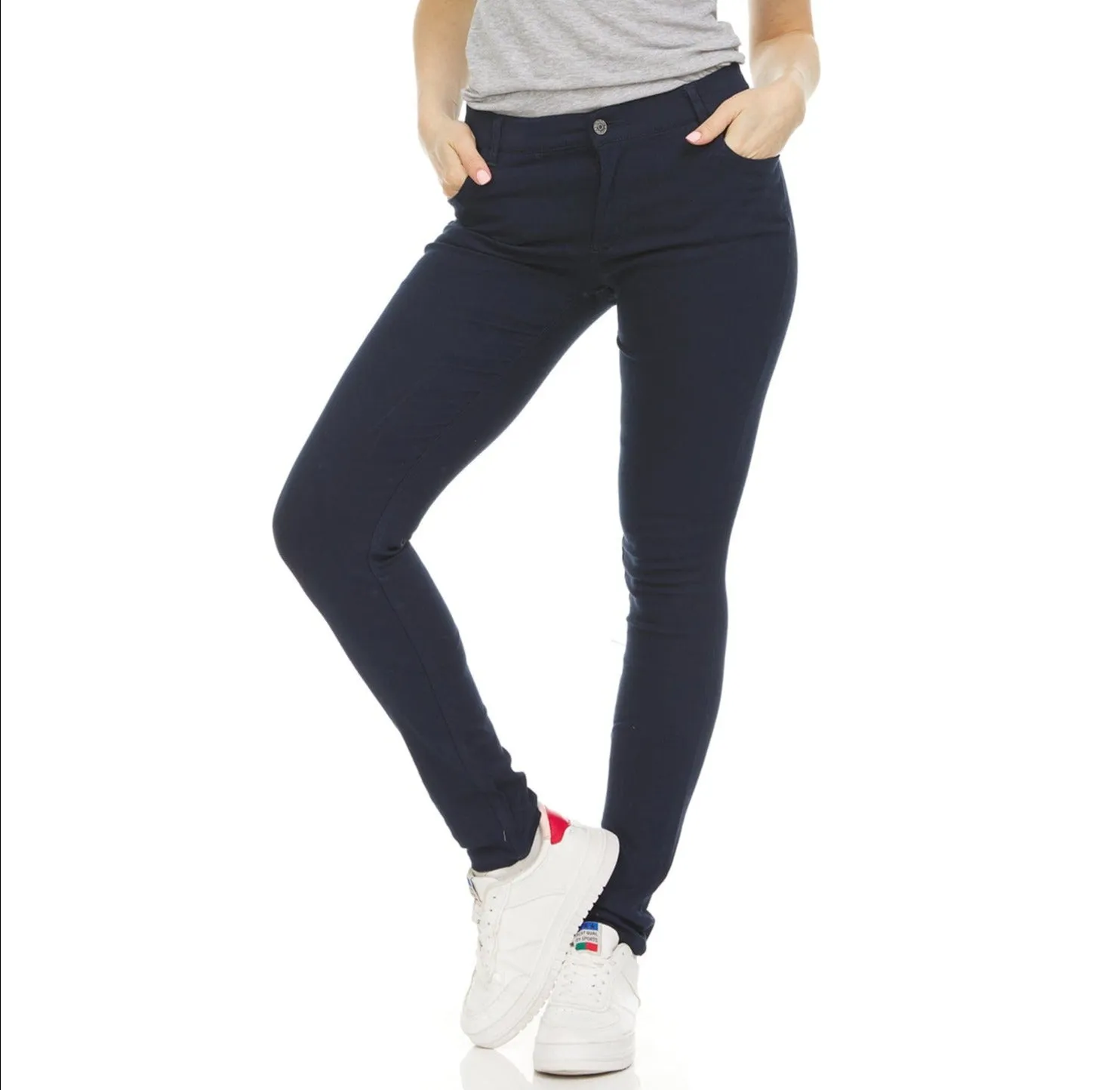 Girl's Super Stretch Skinny 5-Pocket Uniform Soft Chino Pant